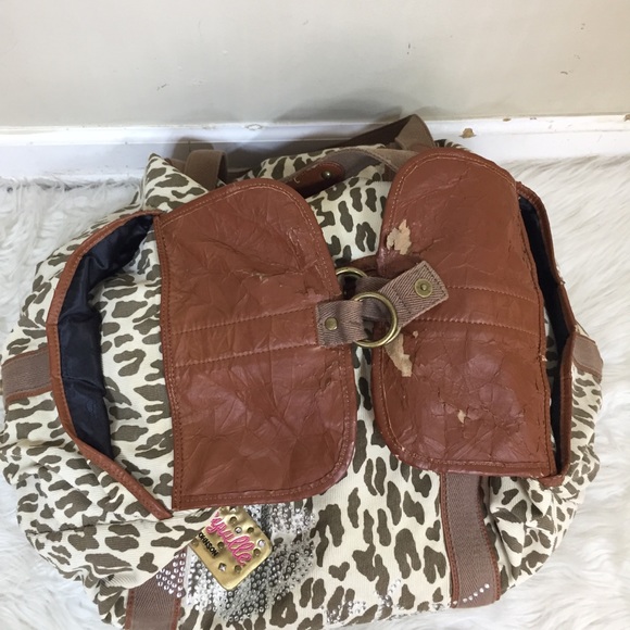 Betsey Johnson Animal Print Duffle Bag - Picture 3 of 7